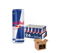 Shopior Energy Drink Can - Original, Sugarfree, Zero & Flavoured Editions Bulk Packs | Caffeine Energy Drinks for Gym, Game & Work (Red Bull Original Energy Drink PM £2.20-355ml - Pack 24)