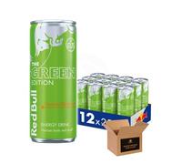 Shopior Energy Drink Can - Original, Sugarfree, Zero & Flavoured Editions Bulk Packs | Caffeine Energy Drinks for Gym, Game & Work (Red Bull Curuba & Elderflower PM £1.75-250ml - Pack 12)