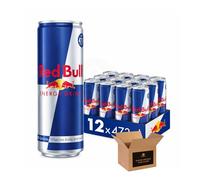 Shopior Energy Drink Can - Original, Sugarfree, Zero & Flavoured Editions Bulk Packs | Caffeine Energy Drinks for Gym, Game & Work (Red Bull Original - PM 2.65-473ml - Pack 12)