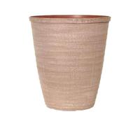 shopior Plastic Plant Pot | Heavy Duty Planter 15L | Indoor Outdoor Flower Pot | Weatherproof Garden Container with Drainage Holes | Decorative for Garden Patio Balcony (Powdered Brick, 28cm-Pack 1)