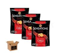 Shopior Sensations Coated Peanuts Bag - Classic Savoury Flavour Mix | Crunchy Coated Peanuts Sharing Pack | Perfect for Parties, Lunchboxes & On-the-Go Snacking (Thai Sweet Chilli - 150g x 3 Pack)
