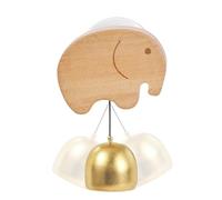 Shopkeeper Door Bell, Suction Cup Door Bell, Wooden Small Animal Ornament Brass Front Door Bell Entry Reminder