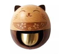 Shopkeeper Open Doorbell, Doorbell For Commercial Entrance When Entering The Door, Wooden Doorbell, Lightweight Copper Bell, Home Garden Wind Chime Housewarming