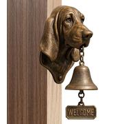 Shopkeepers Bell - Dog-Shaped Welcome Doorbell | Resin Animal-Themed Chime Wall Decoration for Housewarmings Outdoor Gate Shop Opening Entry Indoor Business Porch Holidays Front Home