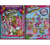 Shopkins 2 x dvd collection - World Vacation + Chef Club