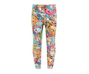 Shopkins Girls Pink Collage Leggings - 3-4 Years