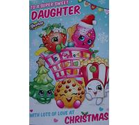 Shopkins SKX12 Daughter Christmas Card