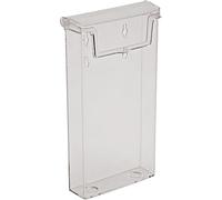 Shoplines Supplies Brochure Holder with Lid - Weatherproof Wall-Mountable Brochure Box - Outdoor Use - Transparent, UV-Stabilised Polystyrene