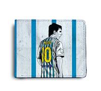 ShopMantra Lionel Messi Artwork Printed Pu Leather Wallet for Men's/Boy's, Lionel Messi Jersey, Casual