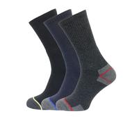 ShopMCR 3 Pairs Men’s Ultimate Work Socks Comfort Thick Heavy Duty Heel and Toe Protection Work Wear Steel Toe Boot Big Foot Socks (11-14)