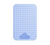 Shopnbits Comfortgrip Asm01 Blue Extra Large 60X90Cm Pvc Anti Slip Bath And Shower Mat With Suction Cups And Foot Scrubber