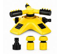 Shopnbits Garden Sprinkler Rotary Lawn Sprinkler Adjustable Water Sprinkler For Garden Irrigation, Grass, Flower Beds & Yard