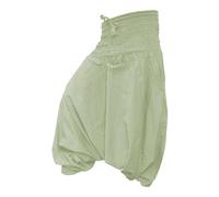 SHOPOHOLIC FASHION Aladdin Harem Pants Boho Baggy Trousers Loose Fit Yoga Hippie Clothes, Cream White