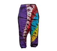 SHOPOHOLIC FASHION Children Hippie Harem Loose Boho Trouser Hippy Colorful Kids Retro Comfy Pants (M, Tie Dye 1)