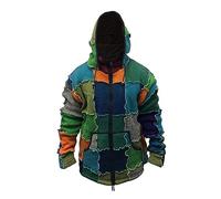 SHOPOHOLIC FASHION Mens Pixie Wool Outstich Jacket (2XL, Multi)