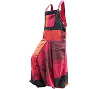 SHOPOHOLIC FASHION Mens Womens Unisex Hippy Patch Dungarees (S/M,Patch)