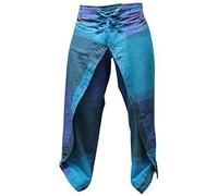 SHOPOHOLIC FASHION Multicoloured Hippie Wrap Trousers,Eye Catching Boho Hippy Pants (1)