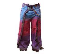 SHOPOHOLIC FASHION Multicoloured Hippie Wrap Trousers,Eye Catching Boho Hippy Pants (5)