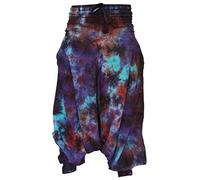 SHOPOHOLIC FASHION Tie Dye Womens Harem Pants, Colourful Yoga Boho Baggy Trousers Hippie Clothes, Tie Dye 21