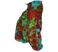 SHOPOHOLIC FASHION Tie Dye Womens Harem Pants, Colourful Yoga Boho Baggy Trousers Hippie Clothes, Tie Dye 15