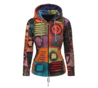 SHOPOHOLIC FASHION Women Pixie Hippie Emo Gothic Hoodie Hippy Sweater Boho Cardigan, S, Multi