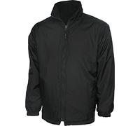 Shoppersbay Uneek Uc606 Childrens Reversible Fleece Jacket Black 3/4 Yrs