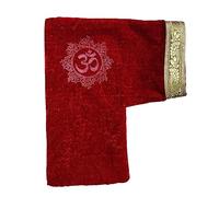Shoppersduniya Japa Mala Gomukhi Bag - Handcrafted Bead Counting Bag for Meditation, Chanting & Prayer, Durable Cotton Japa Beads Pouch for Spiritual Sadhana, Puja & Mantra Chanting (Pack of 1, Red)