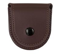 ShoppeWatch Pocket Watch Case with Chain | Pocket Watch Holster for Belt | PU Leather Case Waist | Leather Coin Purse | Small Coin Pouch Brown - PWC67BR