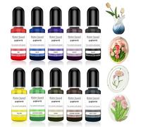 SHOPPGO Colorant, Water-Based Pigment, Coloring Pigments for Concrete Plaster, Ceramics, Cement, Plaster Colouring, DIY Production, 10 ml x 10 Pieces