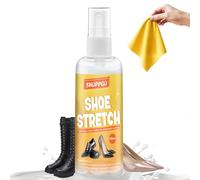 SHOPPGO Shoe Stretcher Spray, Leather Softener for Shoes, Leather Stretcher Spray for Shoes, Shoe Stretch Spray with Towel, Relieves Friction Have, Improves Elasticity of Leather Shoes, 100ml