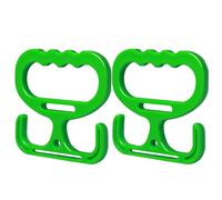 Shopping Bag Carry Handle - 2 Pieces Versatile Tool Load Resistant Shopping | Hanging Holder for Shopping Bags - for Tote Water Bottle Buckets Paint Boxes, Black, Se référer au descriptif