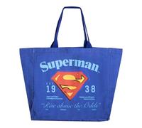 ARTESANÍA CERDÁ, S.L. Reusable Shopping Bag XL Superman - Large for Supermarket, Gym and Daily Use