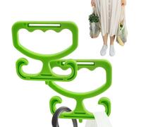 Shopping Bag Handle, Ergonomic Grip, Shopping Bag Holder Handle Each Holds Up to 100lbs, for Cart Trash Delivery Food Supermarket