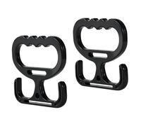 Shopping Bag Holder Handle - 2 Pieces Load Bearing Ergonomic Shopper Tool | ABS Material With 10.5x10.5x0.5cm Size, Lightweight 50g Each, Grocery Bag Carrying Handle For Water Bottles Buckets