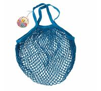 Shopping bag in organic cotton Rex London Bleu 55x33x0,2 cm