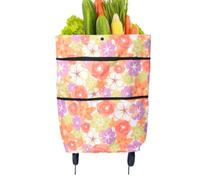 Shopping Bag on Wheels Multi-Purpose Carrier Portable Tote Hand Truck