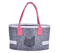 Shopping Bag - Portable Tote Bag Organizer for Spacious Interior | Strong Design with Comfortable Handles, Easy to Fold, Ideal for Groceries, Travel Toys, Cosmetic Storage, Art Supplies