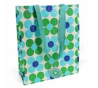 Rex London Reusable Eco-friendly Shopping Bag - Choice Of Design (Blue And Green Daisy)