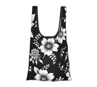 Shopping Bags Full Format Printed Waterproof Reusable Large-Capacity Storage Bag, Portable Ultra-Light Tear-Proof Shopping Bag, Suitable For Daily Shopping, Travel (Only 11*12cm After Folding).