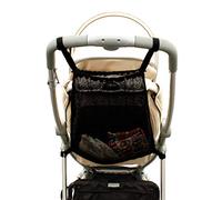 Shopping Bags, Universal Net, Shopping Net for Strollers, Buggies Net Bag, Mesh Pocket on The Back of The Stroller, Storage Pocket Suitable for Most Handles - Black 1 Piece