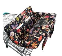 Shopping Cart Cover for Baby,2-in-1 Baby Cart Covers with Portable Cloth Bag Cart Seat Pad for Babies Grocery Cushion Cover Restaurant,Suitable for All Supermarkets and Restaurants