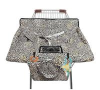 Shopping Cart Cover for Baby,2-in-1 High Chair Cover with Portable Cloth Bag,Cart Seat Pad for Babies Grocery Cushion Cover Restaurant,Suitable for All Supermarkets