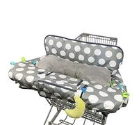 Shopping Cart Cover for Baby, High Chair Cover for Boy Girl, Grocery Cart Cushion Liner, with seat Positioner and Cellphone Holder,dot Printing