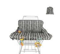 Shopping cart Cover for Baby, high Chair Cover with Detachable Storage Bag, Black