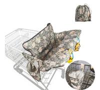 Shopping cart Cover for Baby, high Chair Cover, with Detachable Storage Bag, Flowers