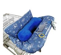 Shopping Cart Cover for Baby/Toddler, Cozy High Chair Cover, Blue Spaceship