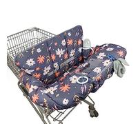 Shopping Cart Cover for Baby/Toddler, Cozy High Chair Cover & Grocery cart Cover Cushion, Dark Blue