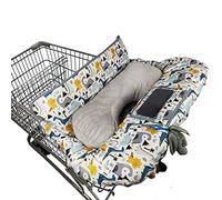 Shopping Cart Cover for Baby/Toddler, Cozy High Chair Cover, with Removable seat positioner, Dinosaur