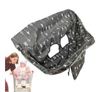 Shopping Cart Cover, Machine Washable Hammock, Shopping Cart Protector, Att | Machine Washable Cart Cover, Shopping Hammock, Attached Drawstring Bag, Shopping Cart Seat Protection, Supermarket Groce