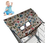 Shopping Cart Cover - Polyester Safety Liner, Hygienic Seat Protector with Storage Pocket and Toy, Universal Fitting Trolley Highchair Pad | Washable Portable Mat for Supermarket Travel Dining